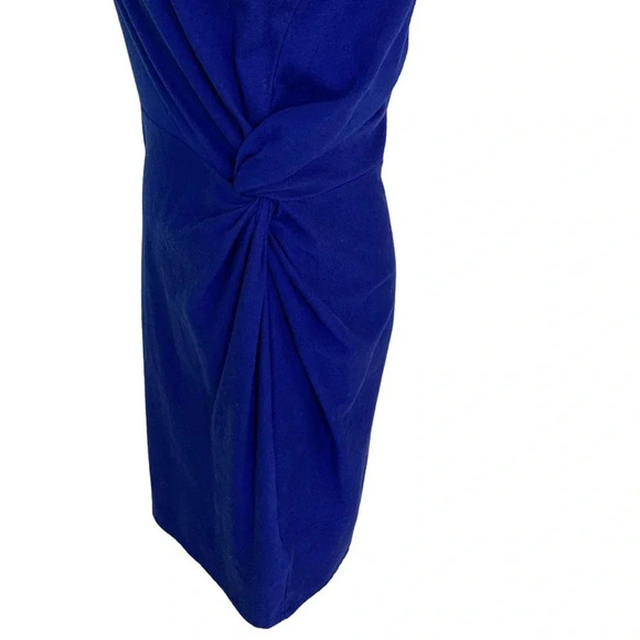 Ted Baker Livviaa Knot Front Jersey Mini Dress Blue Size 8 NWT - Picture 7 of 13